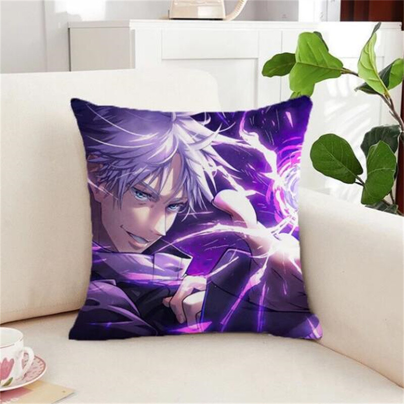 Jujutsu Kaisen Anime Pillow Cover Print for Pillowcase Short Plush