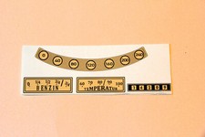 Armaturen-Anzeigen (decal) für FERBEDO "Mercedes 190 SL" Tretauto (pedal car)