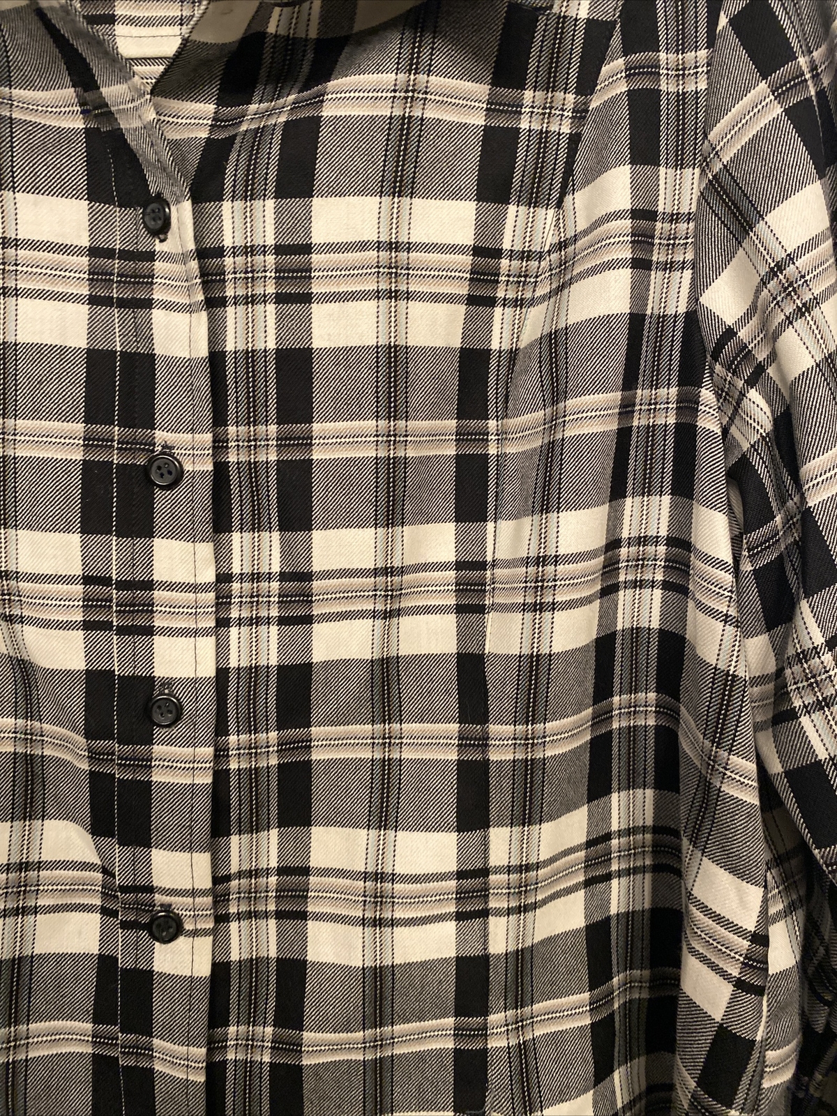 womens pendleton wool long sleeve button down pla… - image 4