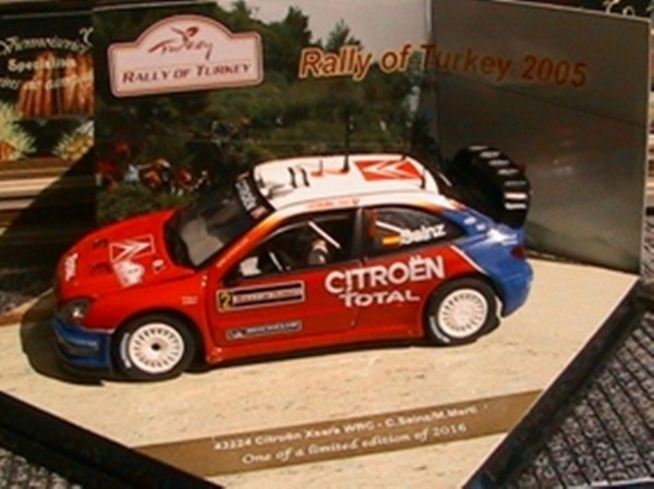 Citroen Xsara WRC #2 Turkey Rally 2005 Vitesse 43224 Carlos Sainz 1:43 Marti-image