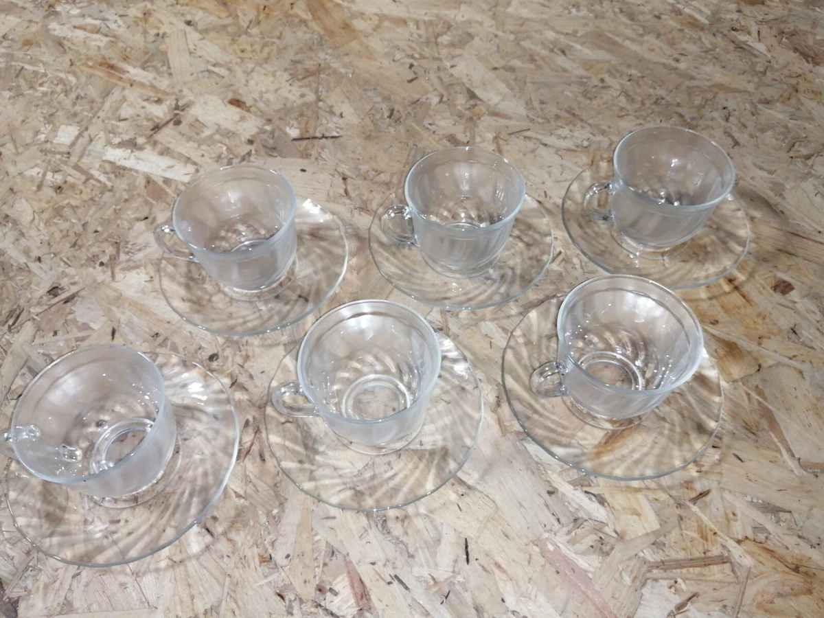 ARCOROC FRANCE LOT De 6 Tasses + 6 Sous Tasses À Café + 6 Bols Rose Rosaline EUR 20,00 - FR