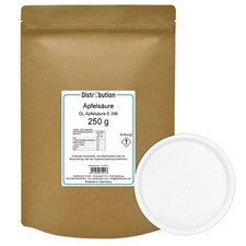 Apfelsäure 250 g Malic Acid Säuerungsmittel Lebensmittel Grieß für Getränke Wein