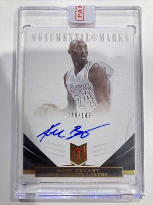 Kobe Bryant 2012-13 Momentum Monumental Marks #166 On Card