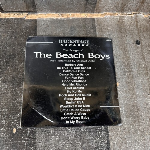 BACKSTAGE KARAOKE CD+G BS8517 CDG BEACH BOYS 17 GREATEST cdg - Picture 2 of 4