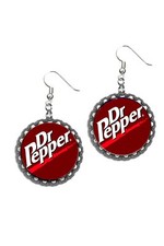 Dr. Pepper soda pop super cool earring set cute pair of earrings
