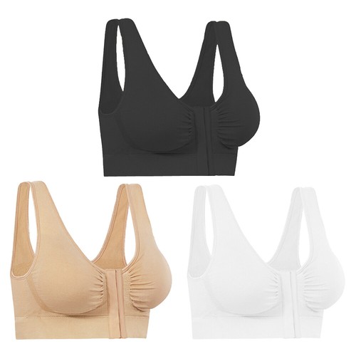 Miracle Bamboo Comfort Bra Deluxe - XL(Bust 40-43)- Set of 3