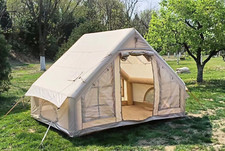 Christmas Sale! Luxury Inflatable Air Tent Stove Camping Hiking Quick PopUp