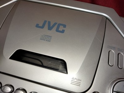 JVC FM Radio, CD & Cassette Player, RC-EZ35S, Tested Works Great.
