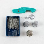 Assorted Sewing Tools Lot Pins Thimbles Needle Threader Seam Ripper — photo 1
