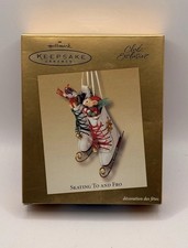 VTG Hallmark Keepsake Club Exclusive 2003 Skating To and Fro Mice Ornament New