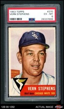 1953 Topps #270 Vern Stephens White Sox PSA 6 - EX/MT