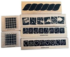 Stampin Up Borders and Notes Rubber Stamps 4