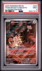 2025 POKEMON DRI EN-DESTINED RIVALS ILLUSTRATION RARE TEAM ROCKET'S MEOWTH PSA 9