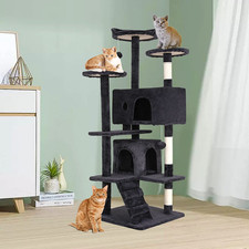 54In Cat Tree Tower for Indoor Cats,Multi-Level Cat Furniture Activity