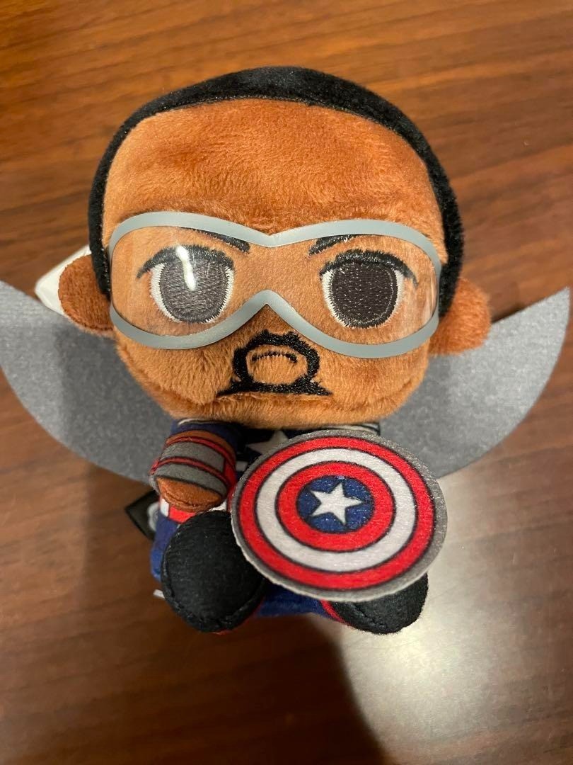 Captain America Brave New World & you Mascot Plush Doll 10cm SEGA Japan New
