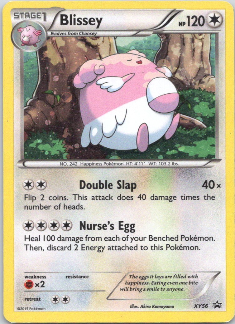 2013 Pokemon XY Promos Blissey - XY56 RARE HOLO #XY56