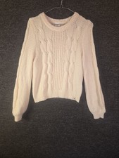 abercrombie kids Cream Knit Sweater Sz 11/12
