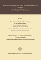 Herwart Opitz (U. A.) | Untersuchungen An Zahnradgetrieben Und...