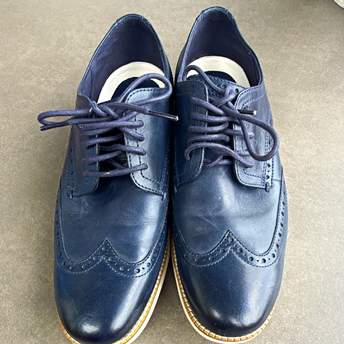 Cole Haan M Blue Dress Shoes for Men for sale