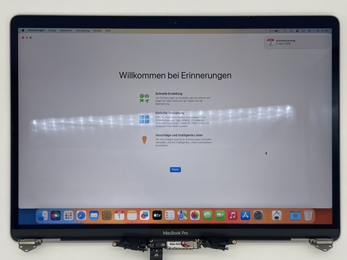 Original Display MacBook Pro 15" 2018 2019 A1990 Bildschirm LCD Screen SpaceGrau