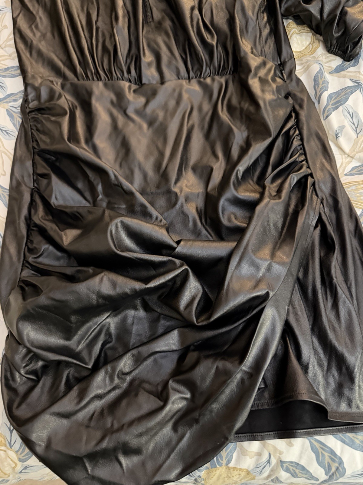 NWT RAMY BROOK Ines Faux Leather Dress thumbnail 4