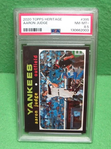 PSA 8.5 NM-MT+  2020 Topps Heritage -  Aaron Judge - New York Yankees