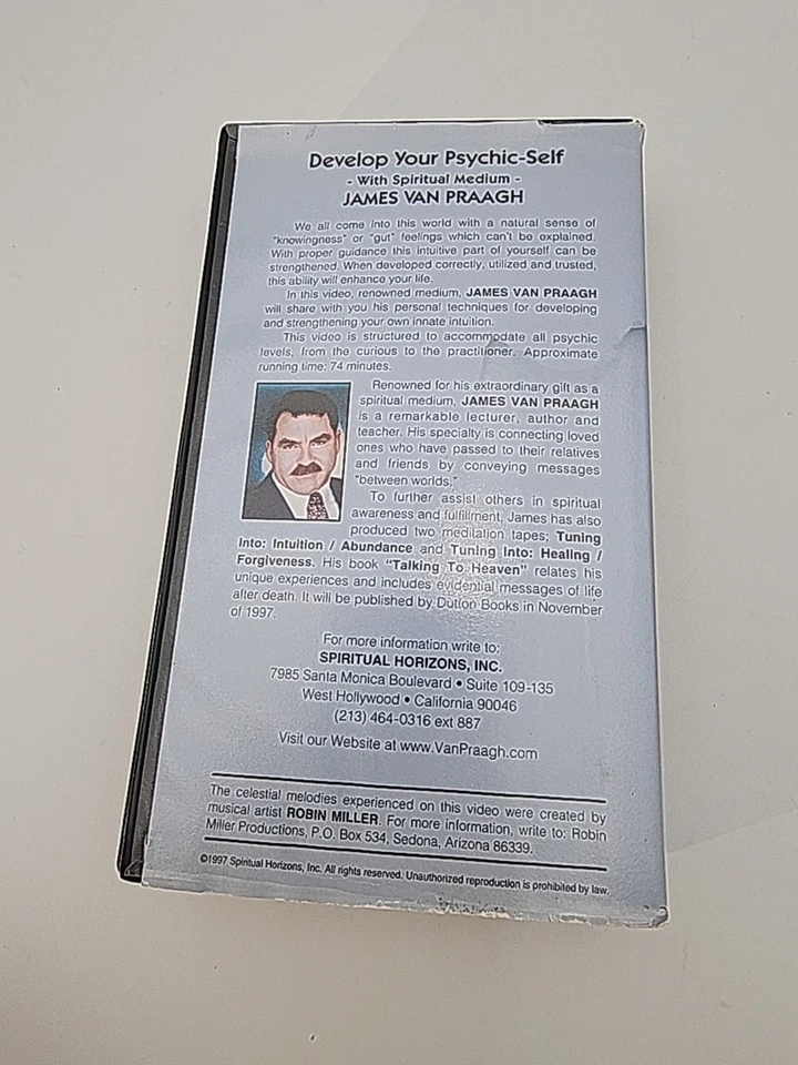Develop Your Psychic-Self VHS Tape 1997 Spiritual Horizons James Van Praagh - Image 4 of 4