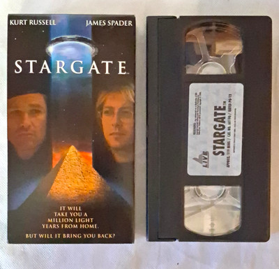 LIVE Entertainment Stargate VHS NTSC 1994 PG-13 Full Screen Russell Spader