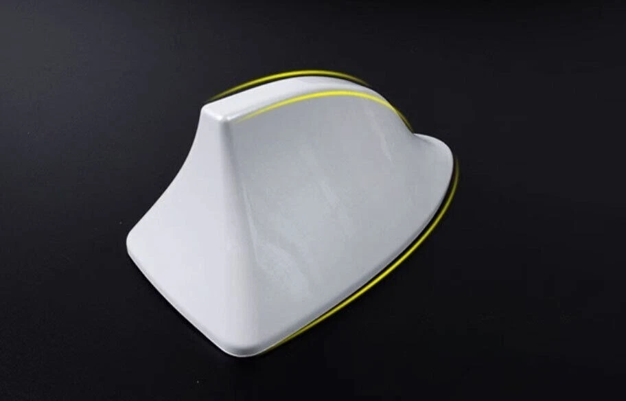 Cubierta de receptor aéreo antena aleta de tiburón blanco para Toyota Highlander 2014-2019 1X Foto 4 de 4