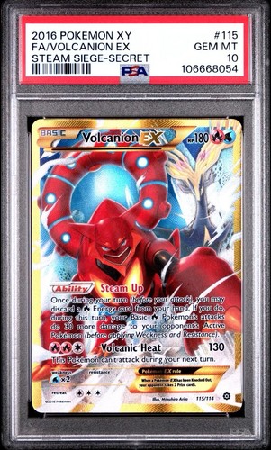 Volcanion-EX graded PSA 10 for sale on eBay