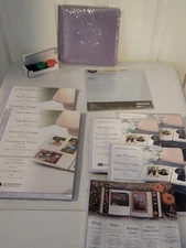 New Creative Memories Lot Of 9 Items Album, Pages, Protectors,  Blade Pack Of 3