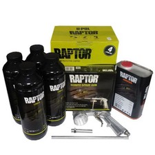 U-pol Black Spray On Raptor Bed Liner Kit 820