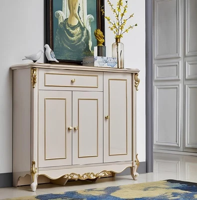 Klassische Kommode Schublade Kommoden Echtholz Sideboard Holz Schränke Regal Neu - Bild 1 von 4
