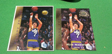 1996 PETE MARAVICH TOPPS STARS BLANK BACK PROOF NO NAME LOGO  WHITE BORDER TEST