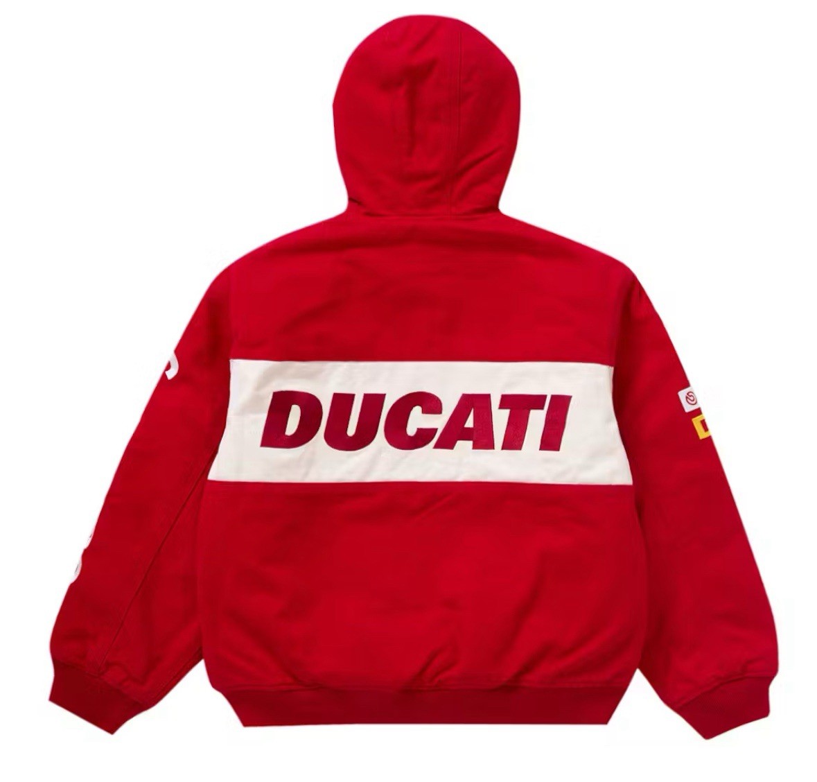 Supreme Ducati hooded work jacket Red XL image 3