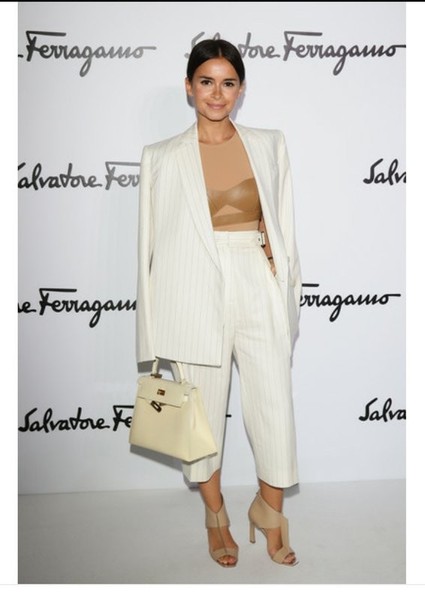 Women ARKET Suit White Polyester M