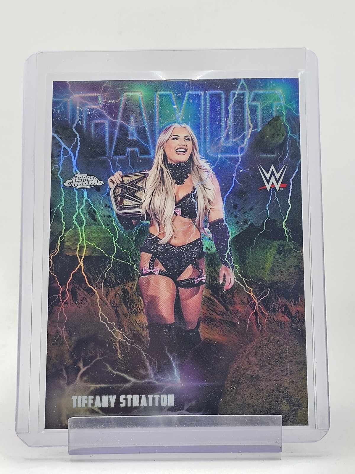 TIFFANY STRATTON 2026 TOPPS CHROME WWE GAMUT SP #GAM-19 SMACKDOWN Q2550
