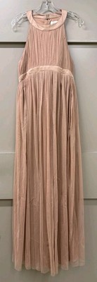 ANAYA WITH LOVE Umstands-Maxikleid Neckholder Mesh - UK 16 / EU 44 / US 12