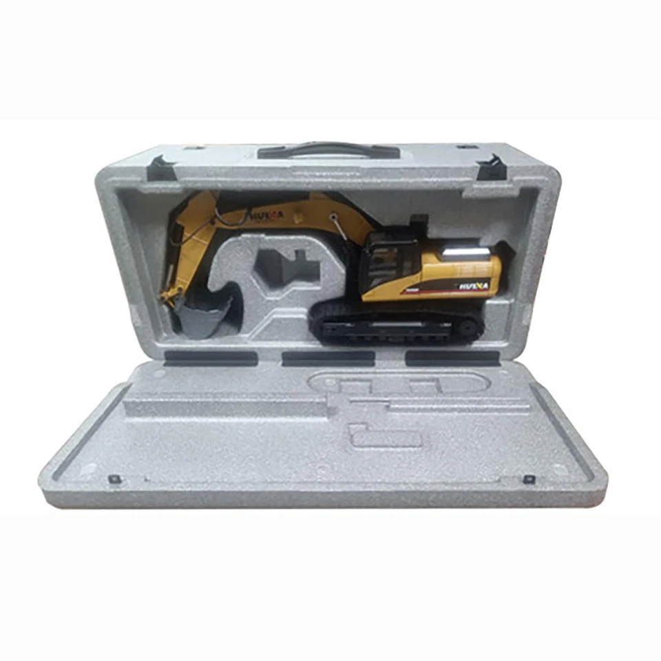 US STOCK HUINA 580 1/14 Metal RC Excavator Engineering Vehicle Car Ball Grabber - Image 4 of 4