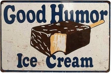 Vintage Good Humor Ice Cream Garage Tin Metal Signs Home Décor 8x12 