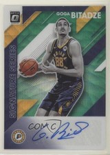 2019-20 Donruss Optic Signature Series Green Wave Prizm Goga Bitadze Auto 0c3