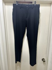 Quince Ultra Stretch 24/7 Performance Smart Chino Pants Black Mens 32X30 Office