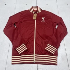Liverpool FC Shankly Full Zip Track Jacket Mens Small Red Soccer Football LFC