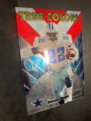 1999 Topps Stadium Club Chrome True Colors Emmitt Smith #SCCE19 Cowboys HOF