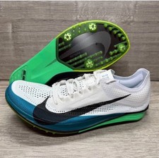 Nike ZoomX Dragonfly 2 Elite Track Spikes White/Blue FZ9315-102 Men's Size 12