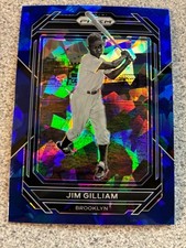 2023 Panini Prizm #184 JIM GILLIAM Blue Cracked Ice Prizm MLB
