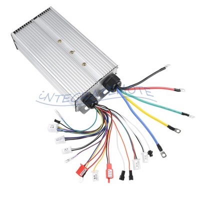 48V 60V 72V 84V 5000W Dual Row 24 Tube Intelligent Brushless Controller 80-100A