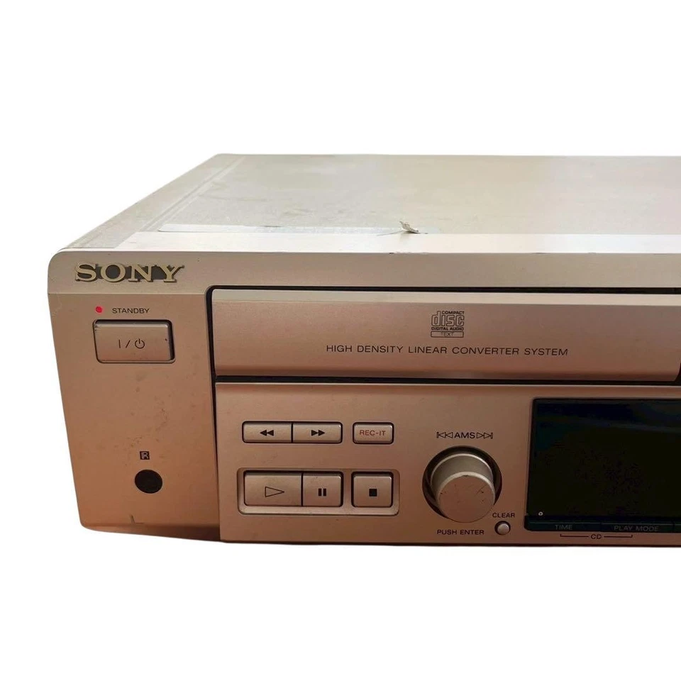 Sony MXD-D40 CD to MiniDisc MD Recorder Player Deck compact disc AC100V 50/60Hz - Image 3 of 4