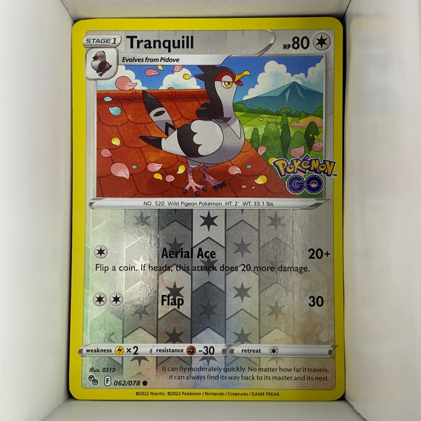 Tranquill 062/078 Uncommon Reverse Holo English