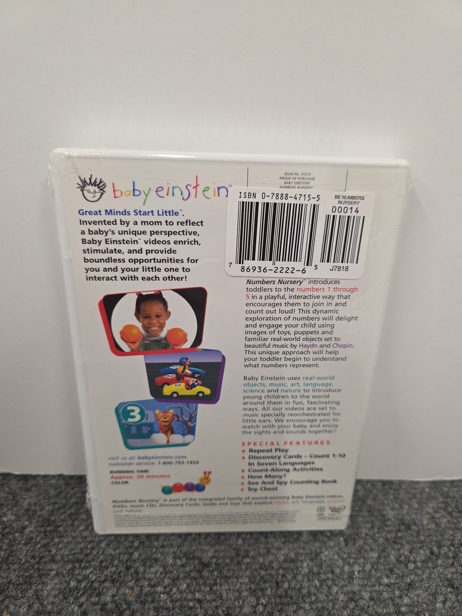 Baby Einstein: Numbers Nursery (DVD, 2003) for sale online | eBay